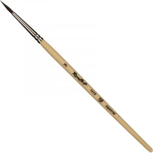 Кисть художеств. Roubloff белка,мягкая,круглая, №3,корот.ручка, ЖБ1-03,00Б