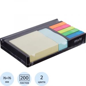 Набор Блок-кубик Attache Selection кл. кр.76х76 + 76х25 + заклад.плас.12х45