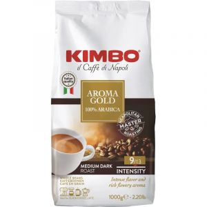 Кофе Kimbo Aroma Gold 100% арабика в зернах, 1кг