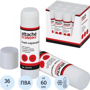 Клей-карандаш 36г Attache Economy