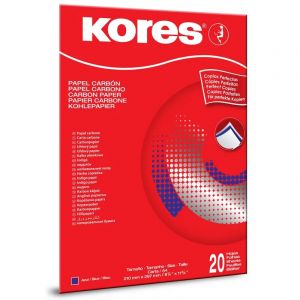 Бумага копировальная синяя KORES 1200 пачка 20л. &#039;7529079