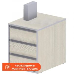 Тумба ED_Vita прист.V-3.1, центр.замок сосна карелия