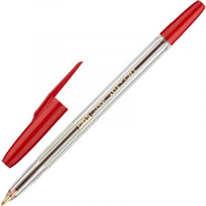 Ручка шариковая неавтомат. Attache Corvet красная, 0,7мм