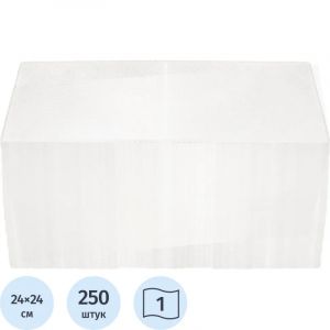 Салфетки бумажные бигпак, 24х24, 250 листов/уп._Л