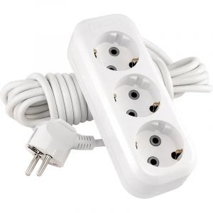 Удлинитель LUX У3-Е-03 3 входа 3м  с заземлением, 250В, 16А