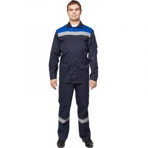 Костюм летний муж л05-КБР син/вас (р.52-54) 182-188 (Арсенал-СП)