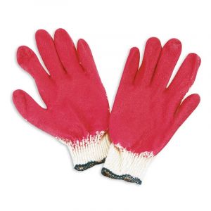 Перчатки защитные трикотажные с 1-й латексной заливкой 10пар/уп