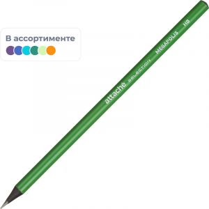 Карандаш чернографитный Attache selection Megapolis заточ. HB, б/ласт.