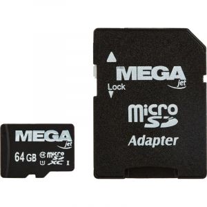 Карта памяти ProMega jet microSDXC UHS-I Cl10 +ад, PJ-MC-64GB
