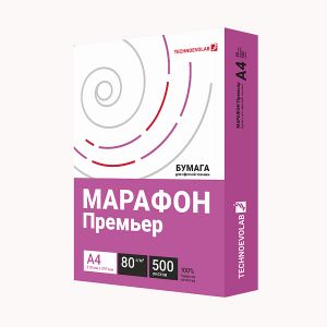 Бумага Марафон Премьер (А4, марка А, 80 г/кв.м, 500 л)