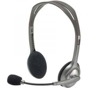 Гарнитура проводная Logitech Stereo Headset H111 Сер(981-000594/981-000593)