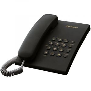 Телефон проводной Panasonic KX-TS2350RUB черный