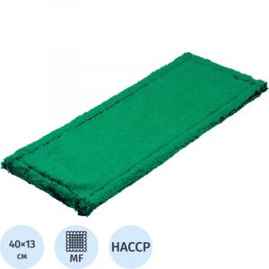 Насадка МОП 40х13 см микрофибра ухо+карман зеленый MF2088