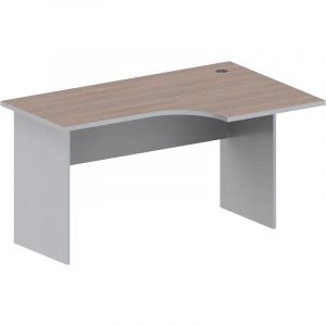 Стол Easy St правый (008,235) темный дуб/серый (560/030) Ш1400