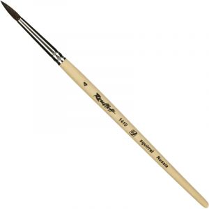 Кисть художеств. Roubloff белка,мягкая,круглая, №4,корот.ручка, ЖБ1-04,00Б