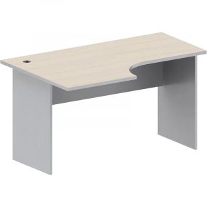 Стол Easy St левый (008,234) светлый дуб/серый (430/030) Ш1400