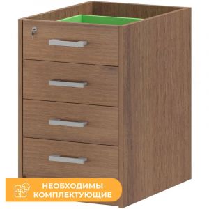 Тумба PT Арго Корпус приставной АТ-07 орех