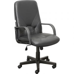 Кресло UP_Комо В пластик К01 (черный)