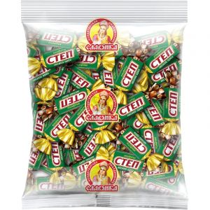 Конфеты шоколадные Степ лесной орех с арахисом и фундуком,  1кг