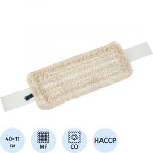 Насадка МОП Luscan Дуэт 40x11см хлопок/микроф тафтинг карм/ухо