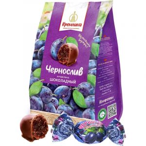 Конфеты шоколадные Кремлина Чернослив, 190 гр