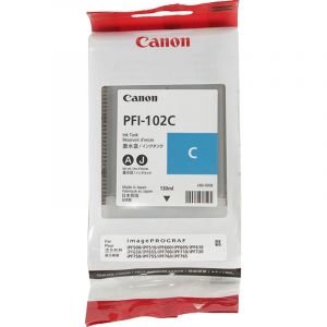 Картридж струйный Canon PFI-102C (0896B001) гол. для IPF500/600/700