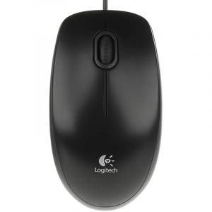 Мышь компьютерная Logitech B100 Optical Mouse USB (910-003357)