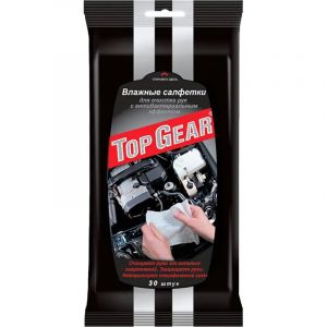 Салфетки влажные для рукTop Gear №30