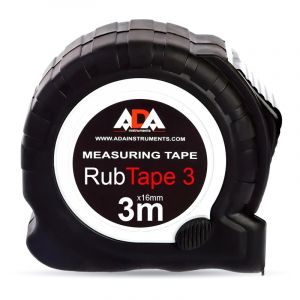 Рулетка ADA RubTape 3 (сталь, с двумя СТОПами, 3 м) (А00155)