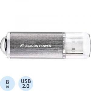 Флеш-память Silicon Power Ultima II I-Ser, 8Gb, USB 2.0, SP008GBUF2M01V1S