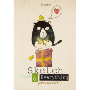 Альбом для рисования акварелью Kroyter А5 20л блок 200г,ГОЗНАК,склейка,7507