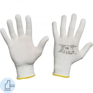 Перчатки защитные нейлоновые белые размер 7, TOUCH
