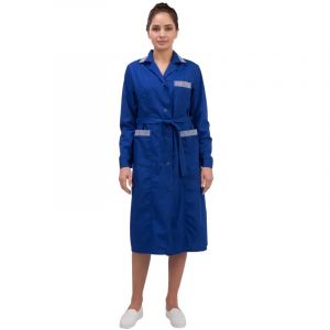 Халат для горничных и уборщиц у01-ХЛ дл.рук вас (р.44-46) 158-164