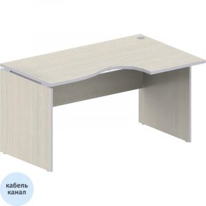 Стол эргономичный ED_Vita левый V-1.5 сосна карелия 1400