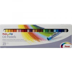 Пастель масляная Pentel 25цв PHN-25U