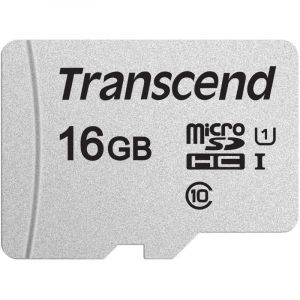 Карта памяти Transcend 300S microSDHC 16Gb UHS-I Cl10 +ад, TS16GUSD300S-A