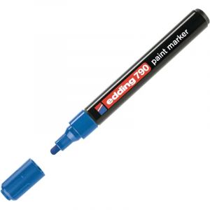 Маркер лаковый EDDING E-790/3 синий 2-3мм, пласт. корп