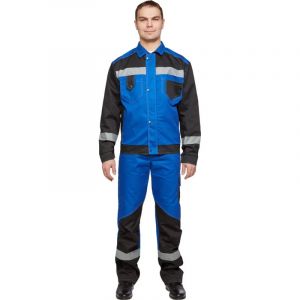 Костюм летний муж л21-КБР вас/чер. (р.64-66) 182-188 (серия Л)