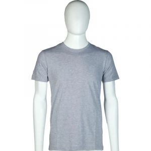 Футболка (160 г.) с кор.рукавом серый меланж  (S)