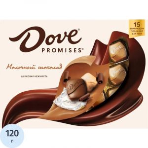 Конфеты шоколадные Dove Promises молочный шоколад, 120 г