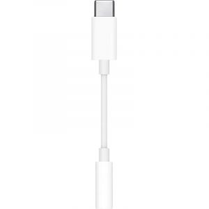 Адаптер Apple USB-C - 3.5 mm Headphone Jack Adapter, бел, MU7E2ZM/A
