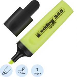 Маркер текстовыделитель EDDING E-345/5 желтый 1-5мм