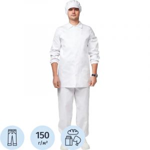 Брюки для пищевого производства универс. у17-БР (р.48-50) р.182-188