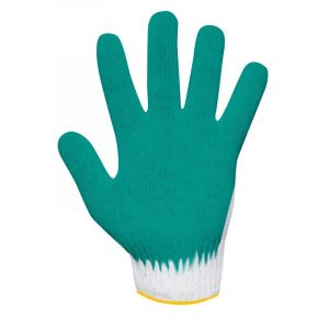 Перчатки защитные трикотажные с 1-й латексной заливкой 13 класс