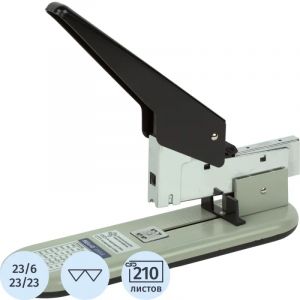 Степлер KW-trio 50LB мощный 23/6-23 до 210 листов глубина загрузки 6