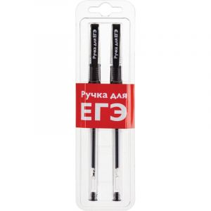 Ручка гелевая неавтомат. набор для ЕГЭ, 1/2 ручки,манж,03088888