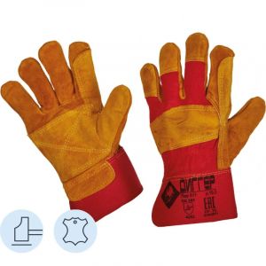 Перчатки защитные ДИГГЕР спилковые комбинированн усиленные желтые