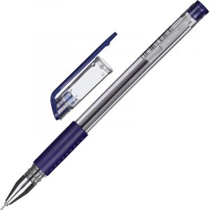 Ручка гелевая неавтомат. Attache Gelios-030 синий, игольч,0,5мм,манж