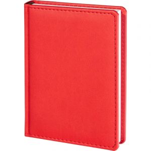 Ежедневник недатированный красный,А6,110х155мм,176л,ATTACHE Сиам