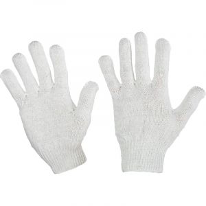 Перчатки защитные трикотаж.без ПВХ 4 нити 30г 10класс 10пар/уп